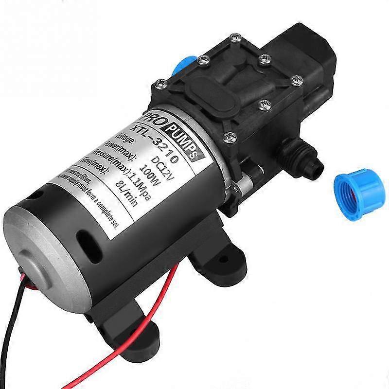 مضخة المياه فتيلة الذاتي 12v Dc 100w 8l/min 160psi الضغط D