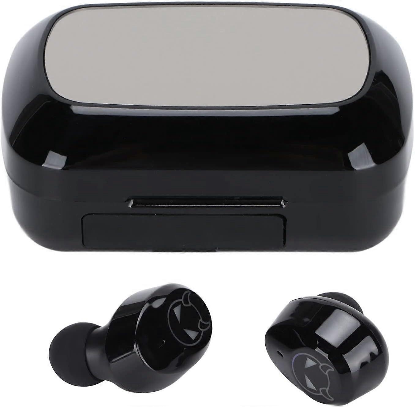 Bluetooth Earpgones Little Devil Pattern 5.1 Earphone Waterproof Double Microphone Call Wireless Smart Touch Earbuds Noise Reduction for Sports()