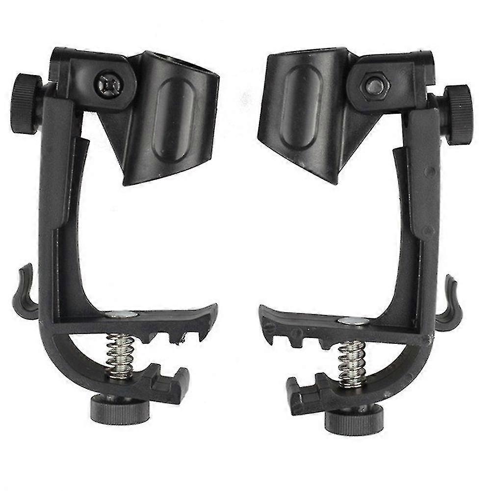 2 Pcs Microphone Clip Drum Clip Shockproof Microphone Clip Microphone Stand Shockproof Musical Inst