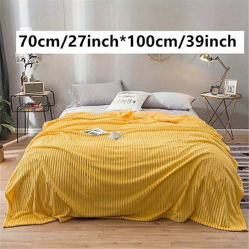 1pc Soft and Soothing Imitation Rabbit Fur Blanket for Couch, Bed, and Sofa - Warm and Cozy Throw Blanket