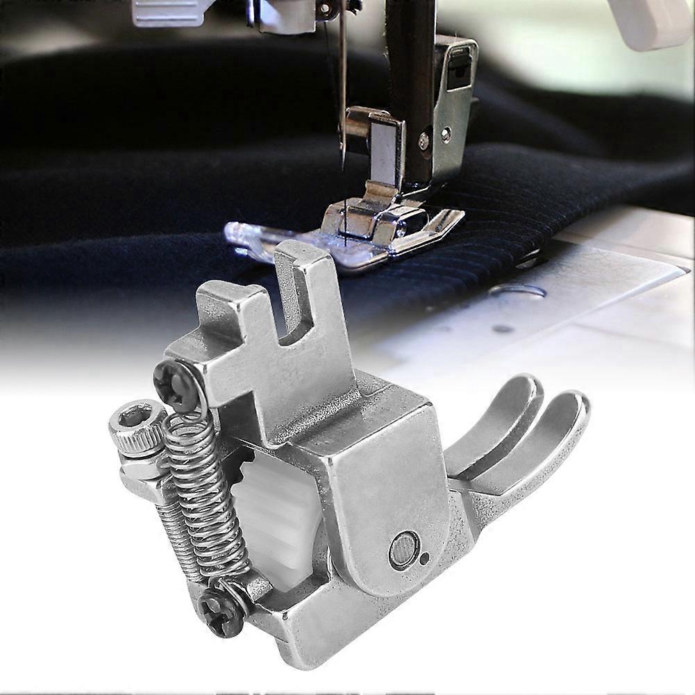 Plastic Roller Presser Foot for Adjustable Pressure Flat Sewing Machine - Accessories for Thick Material