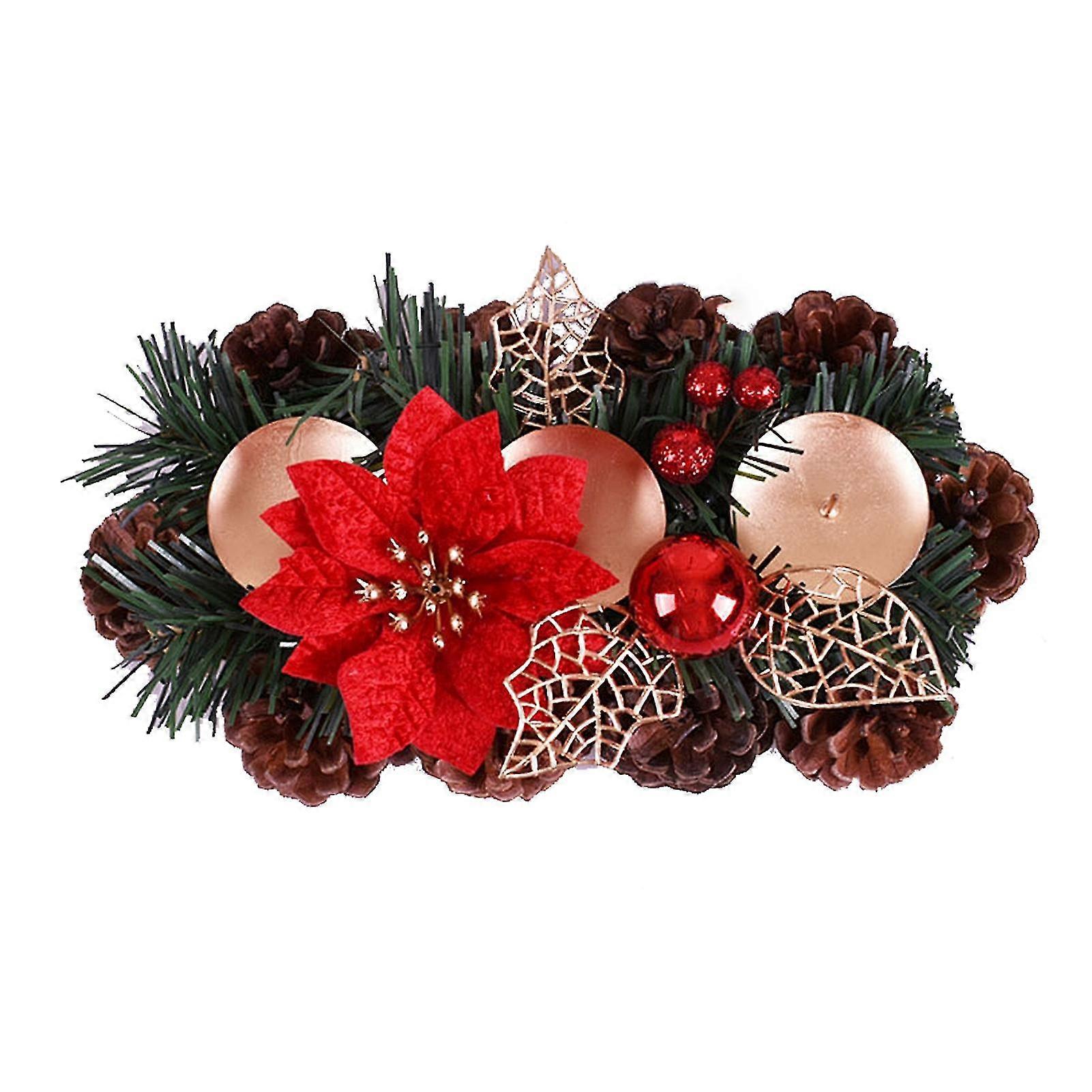 Christmas Table Centerpiece Candlesticks Decorations