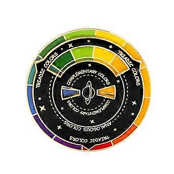 Pin esmaltado de brújula de colores, bolso, pin de solapa, insignia, joyería, regalos para buenos amigos