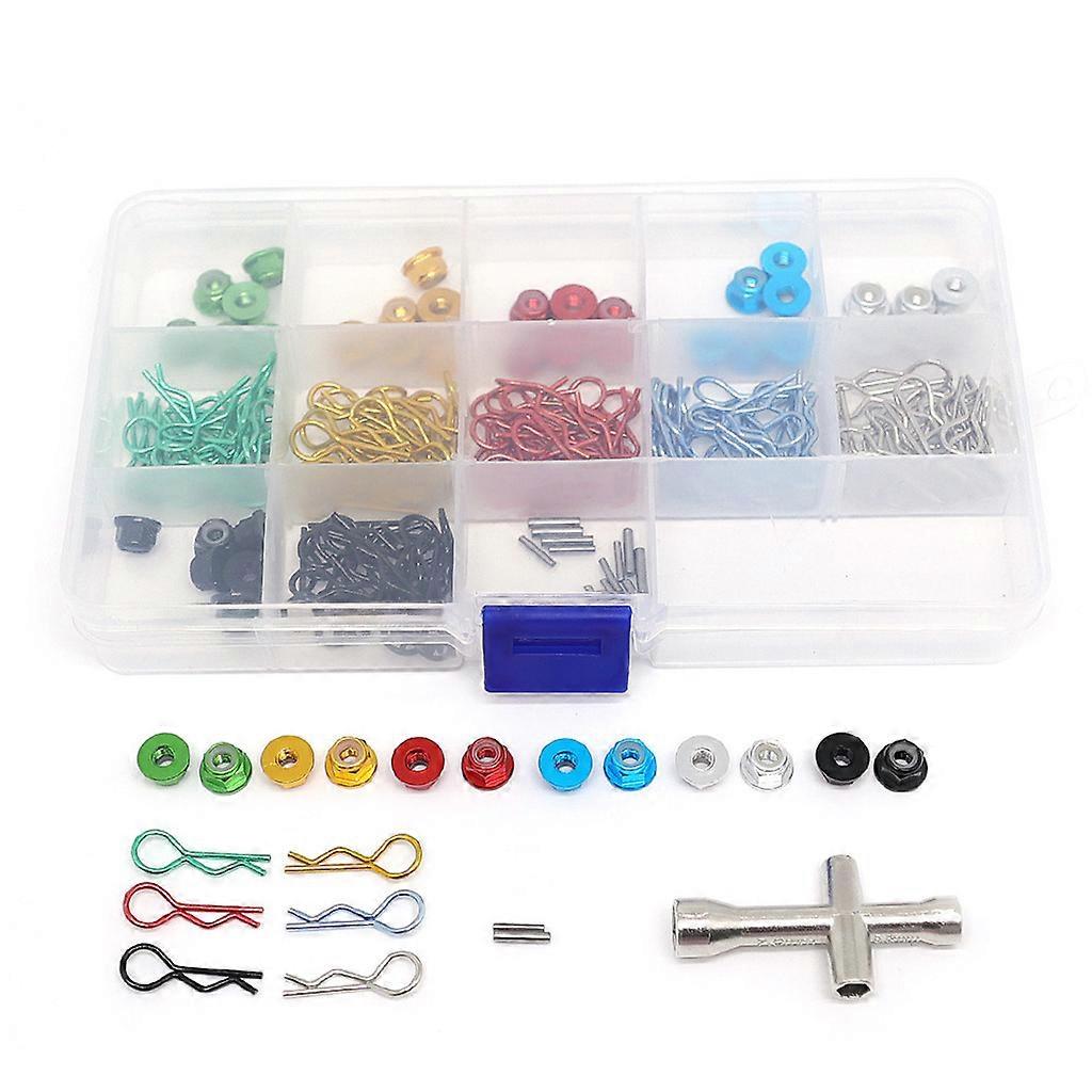 RC Model Machine Clamp and Nut Bolt for RC Model Car 1:10 1:12