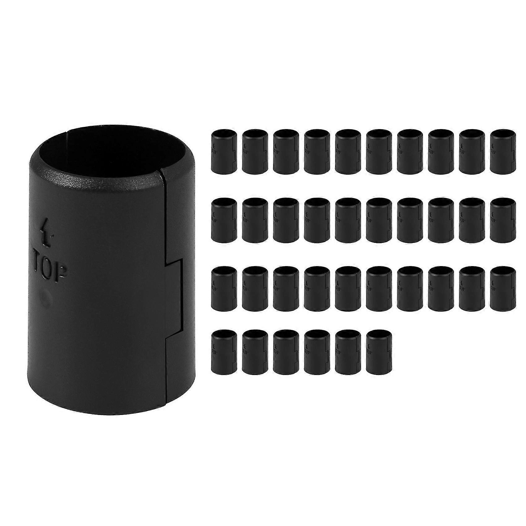 74-Packs Wire Shelf Clips Wire Shelving Shelf Lock Clips for 1 Inch Post- Shelving Sleeves Replacem