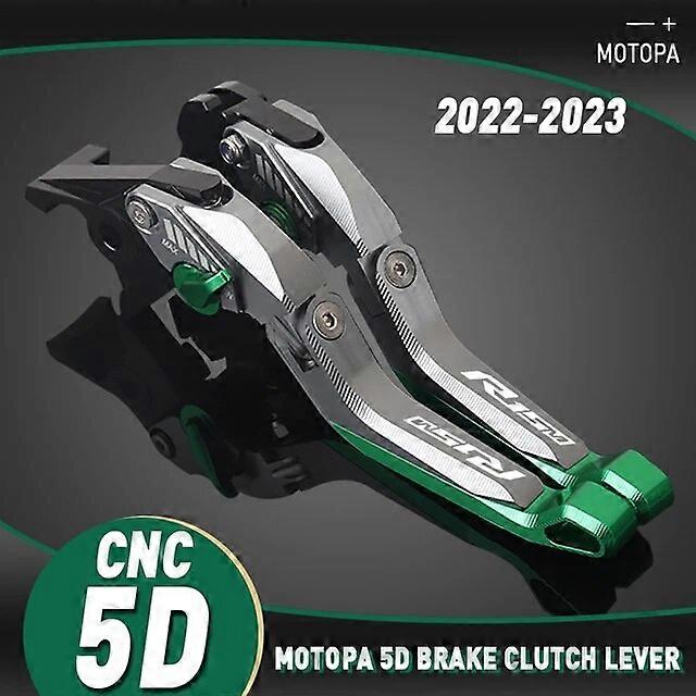 For YAMAHA YZF R15M 2022 R15 M 2022-2023 MOTOPA Motorcycle R15M Adjustable CNC 5D aluminium Brake Clutch Levers HandleMotor Vehicle Brake Service Kits