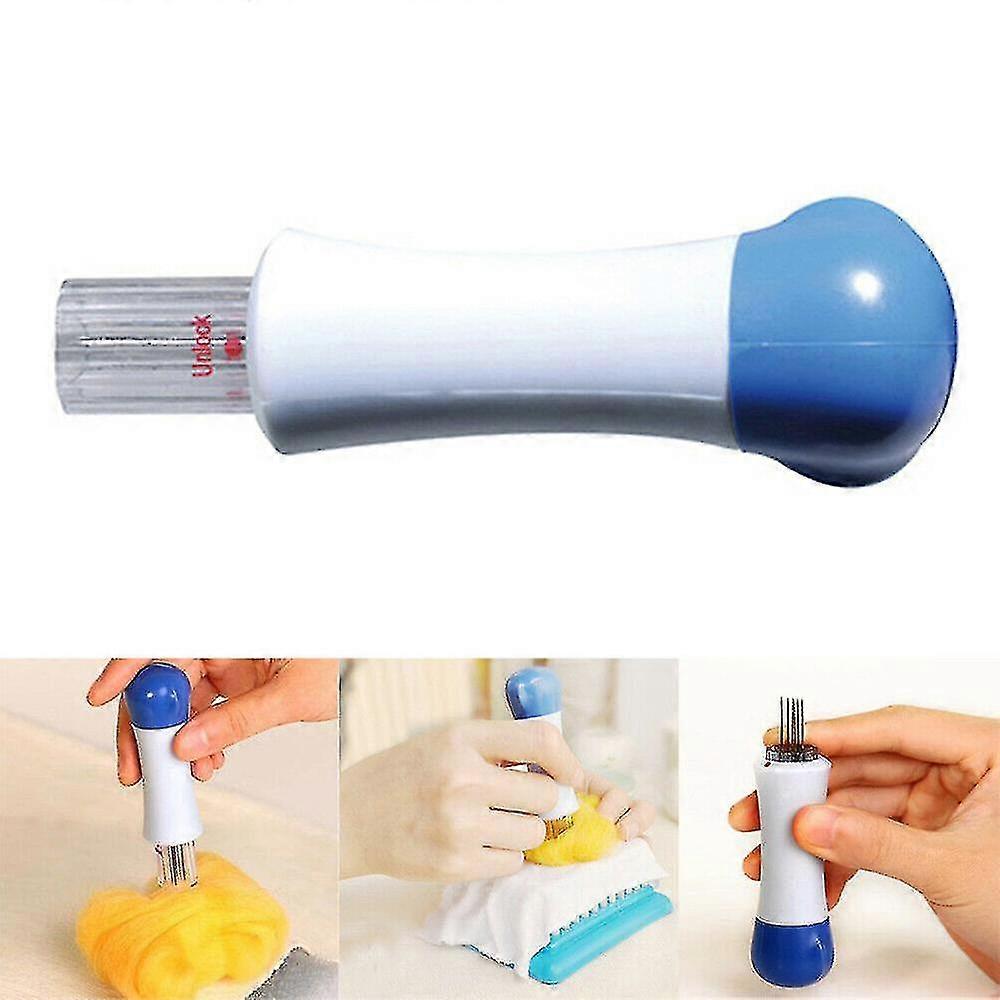 7 Needle Felting Handle Clover Wool Needles Tools Applique Craft Tool