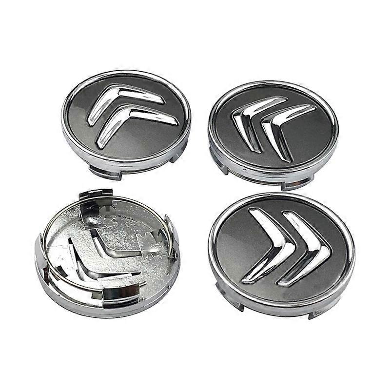 4pcs Auto Rad Mittelkappen Für Citroen C2 C3 C4 C5 C1 Elysée Berling Xsara Picasso Saxo Cactus DS3 DS4 DS6 Nabenabdeckung Zubehör