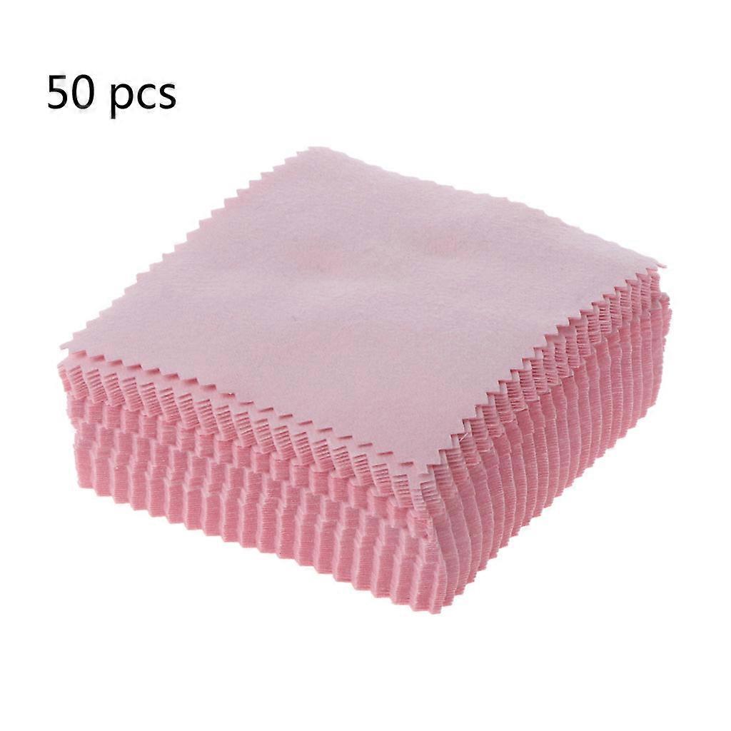 50 件珠宝抛光清洁布,适用于银饰金钻