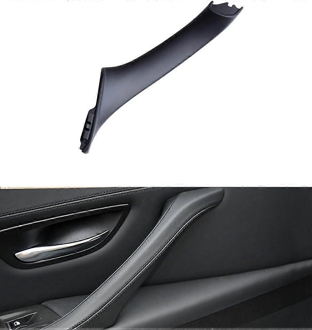 Door Pull Handle for B-MW 5 Series Left Right Side Passenger Door Pull Handles Inner Door Handle for B-MW F10 F11 2010-2017 (Left, Black)