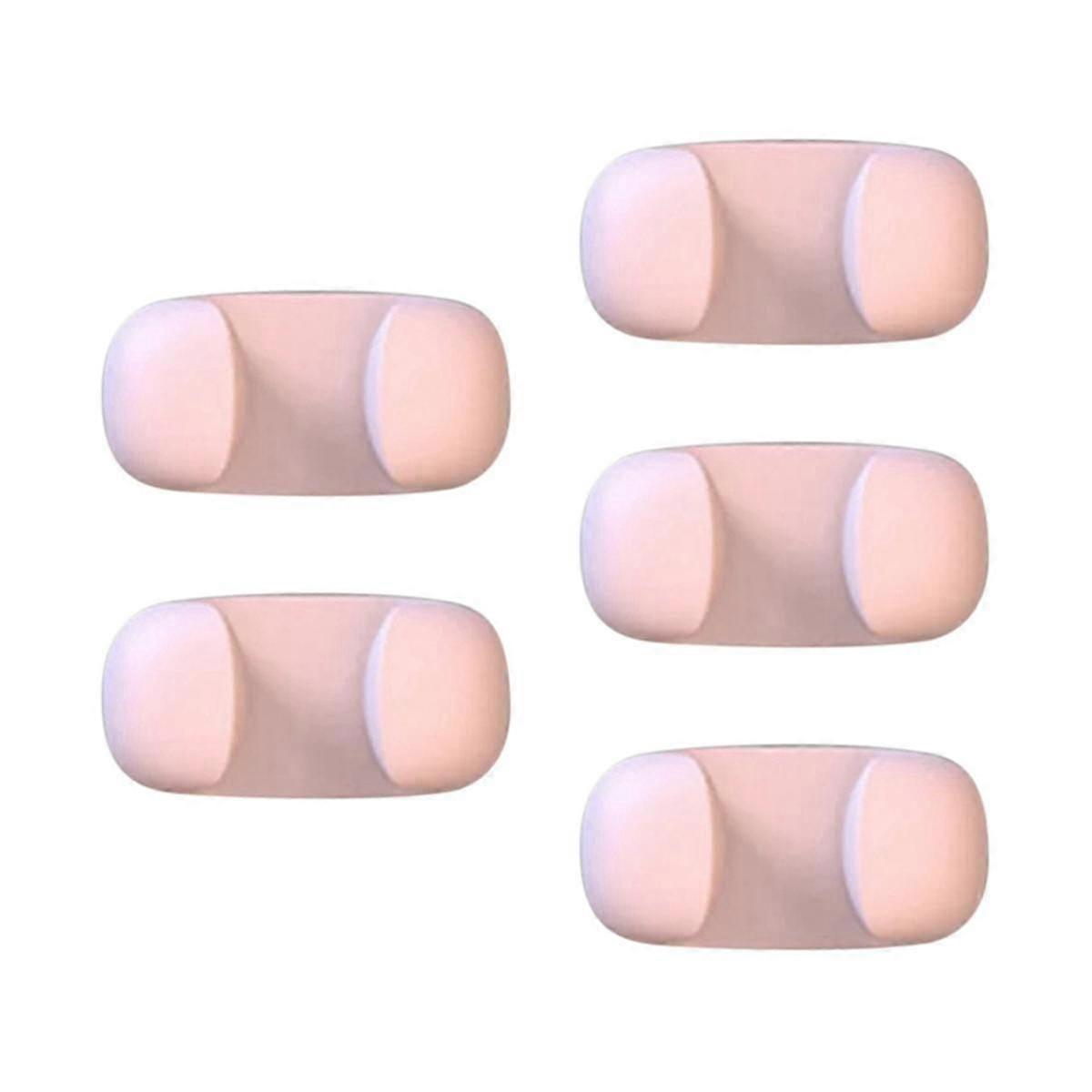 حامل مغرفة الأرز، حامل مغرفة الحساء المحمول، طباخ الأرز متعدد الأغراض، حامل تخزين مغرفة الأرز، منظم المطبخ، وردي