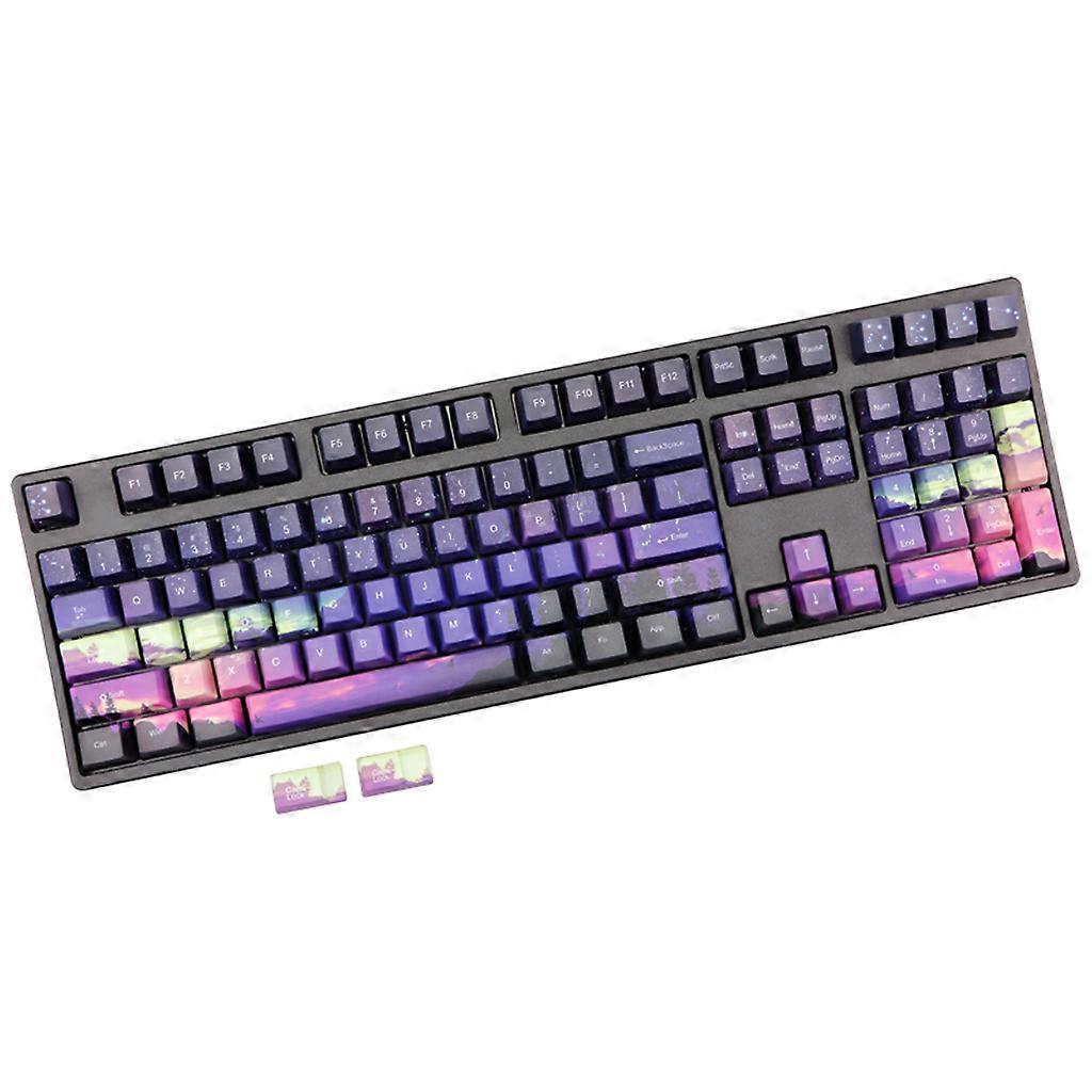 Keycap Dye-Sublimation OEM Profile 110 Keys Full Set DYE-Sublimation Shift
