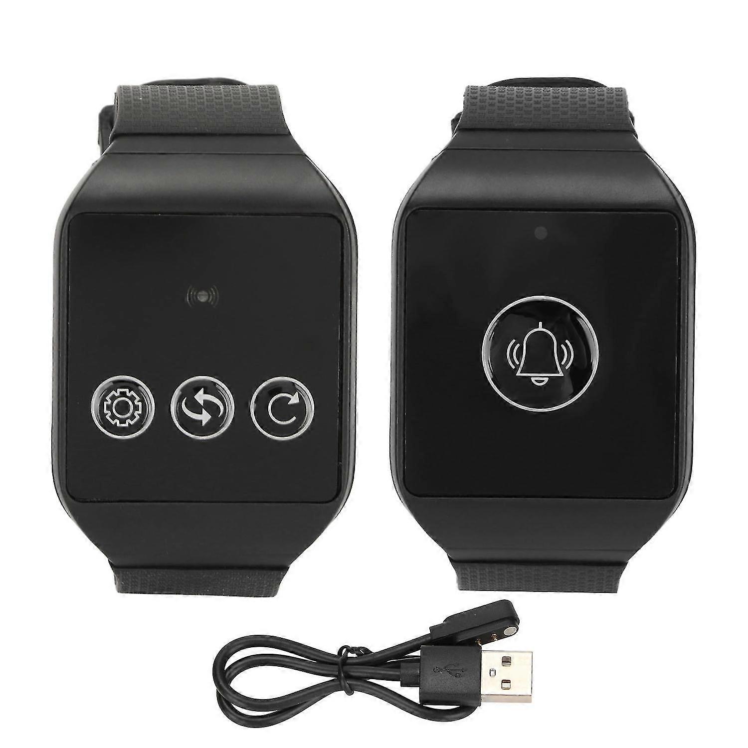 Wireless Watch Calling System RF Wireless Technology Rechargeable Battery Waterproof Nurse Calling S