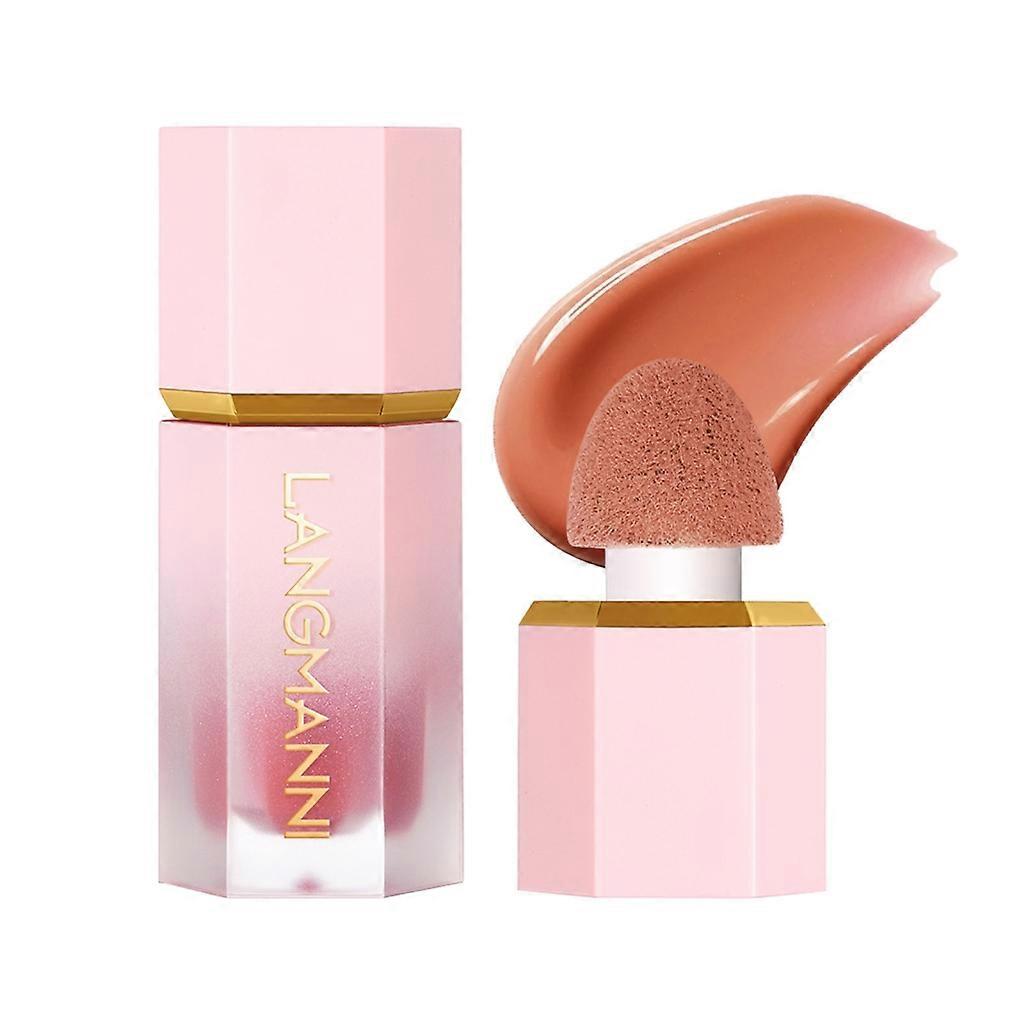 Soft Gel-Cream Blush,Liquid Blush for Cheeks,Weightless Liquid Blush Makeup