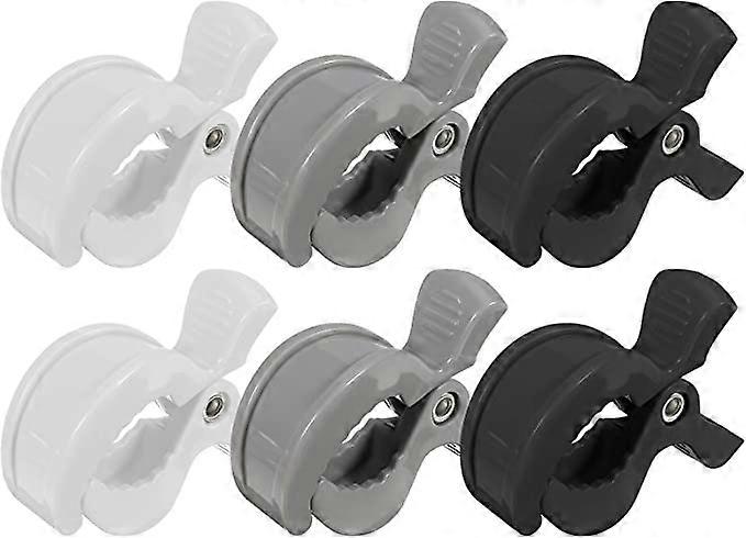 Stroller Pegs, 6 Pcs Universal Buggy Clips Clasps Baby Pram Grippers Fixed Muslin Blankets Towel Toys