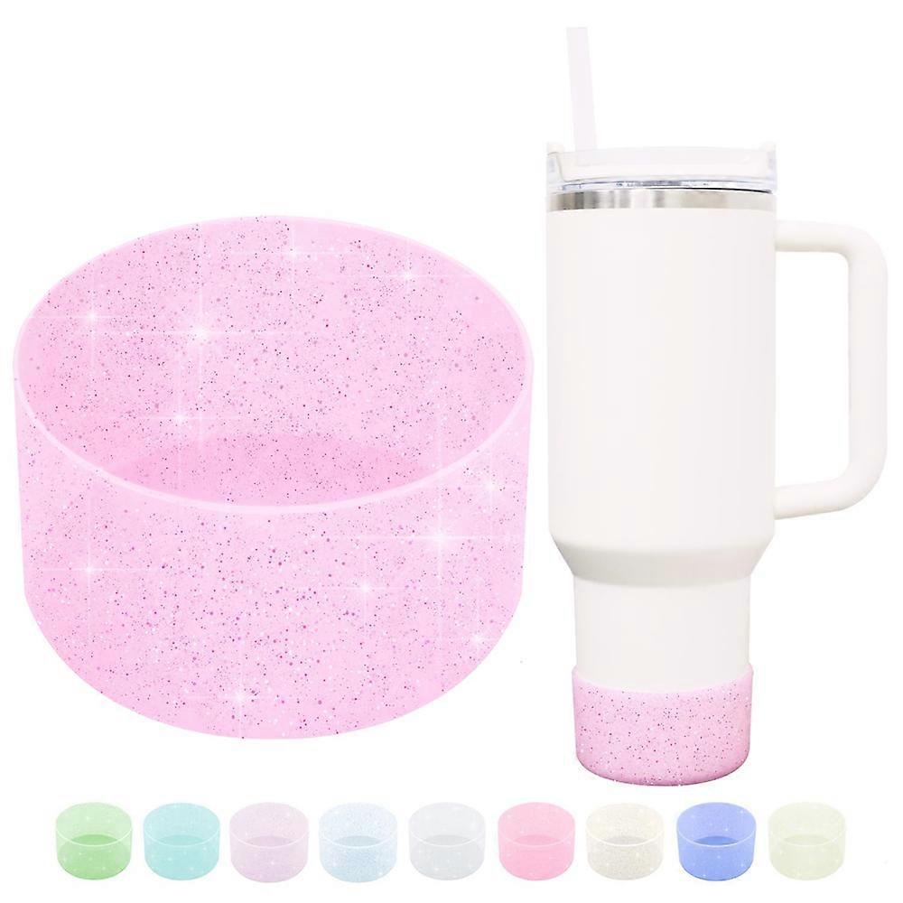 Glitter Silicone Boot Sleeve for Stanley Cup H2.0 40oz Accessories & Hydro Flask 12-24oz