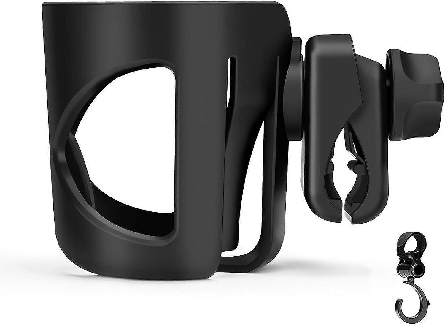 Stroller Cup Holder with Hooks - Universal Bottle Organizer