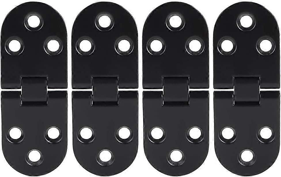 4pcs Zinc Alloy Black Door Flap Hinge Table Toggle Hinge for Accessory