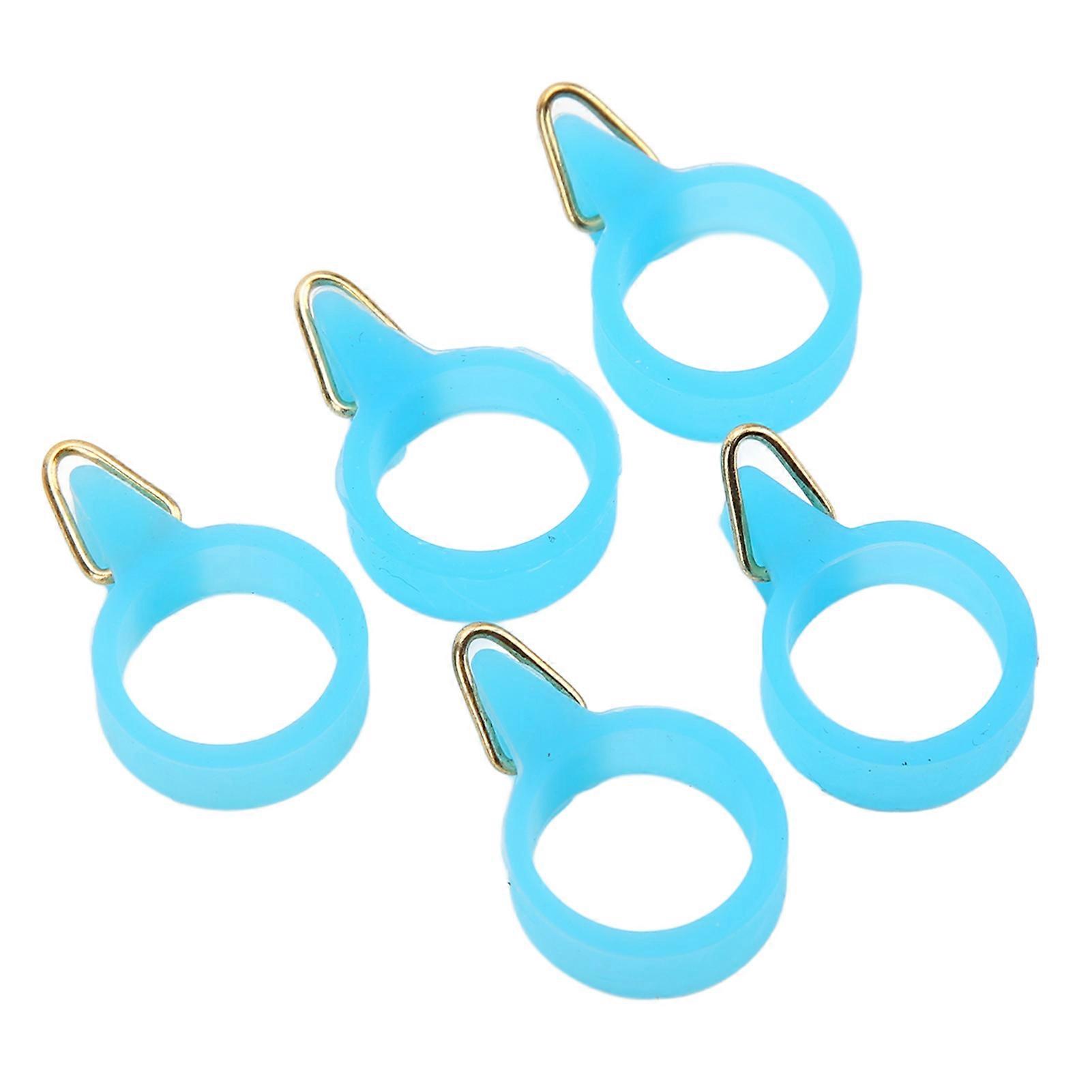 20245 قطعة صنارة الصيد هوك حامل آمن مطاط دائرة الفولاذ المقاوم للصدأ الصيد القطب هوك KeeperS