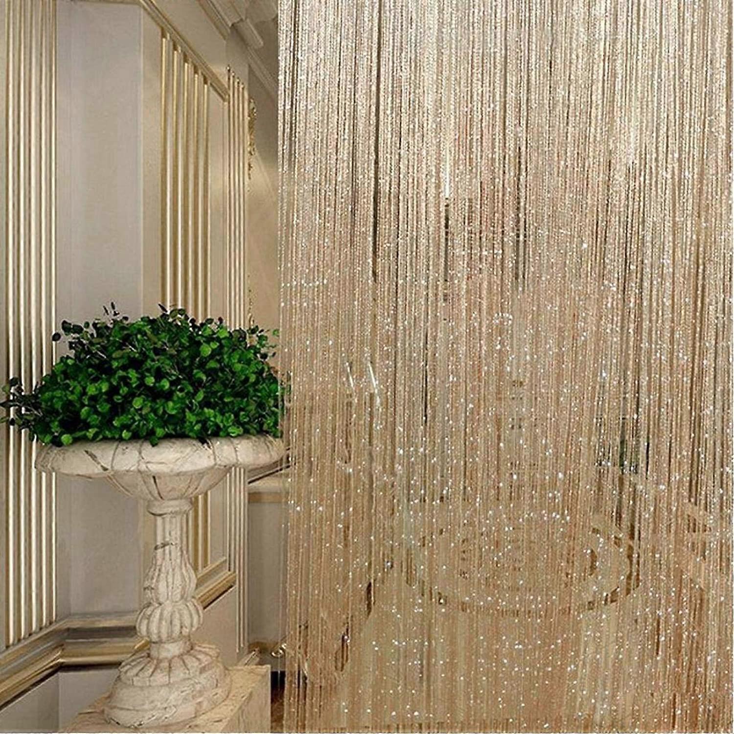Decorative Usi String Perdele Cameră Divider de lux Home Decor String Perdele Fly Ecran de nunta