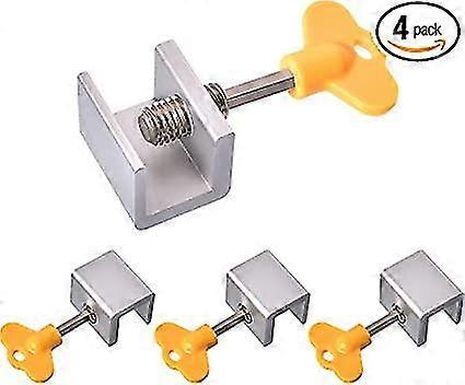4/8 Sets Safety Sliding Sash Window Latches Window Lock Stop
