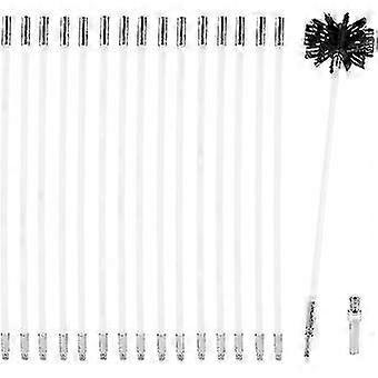 Chimney Kit Sweeping Drain Set Pipeline Flue Cleaning Tool For Duct Vent Includes Flexible