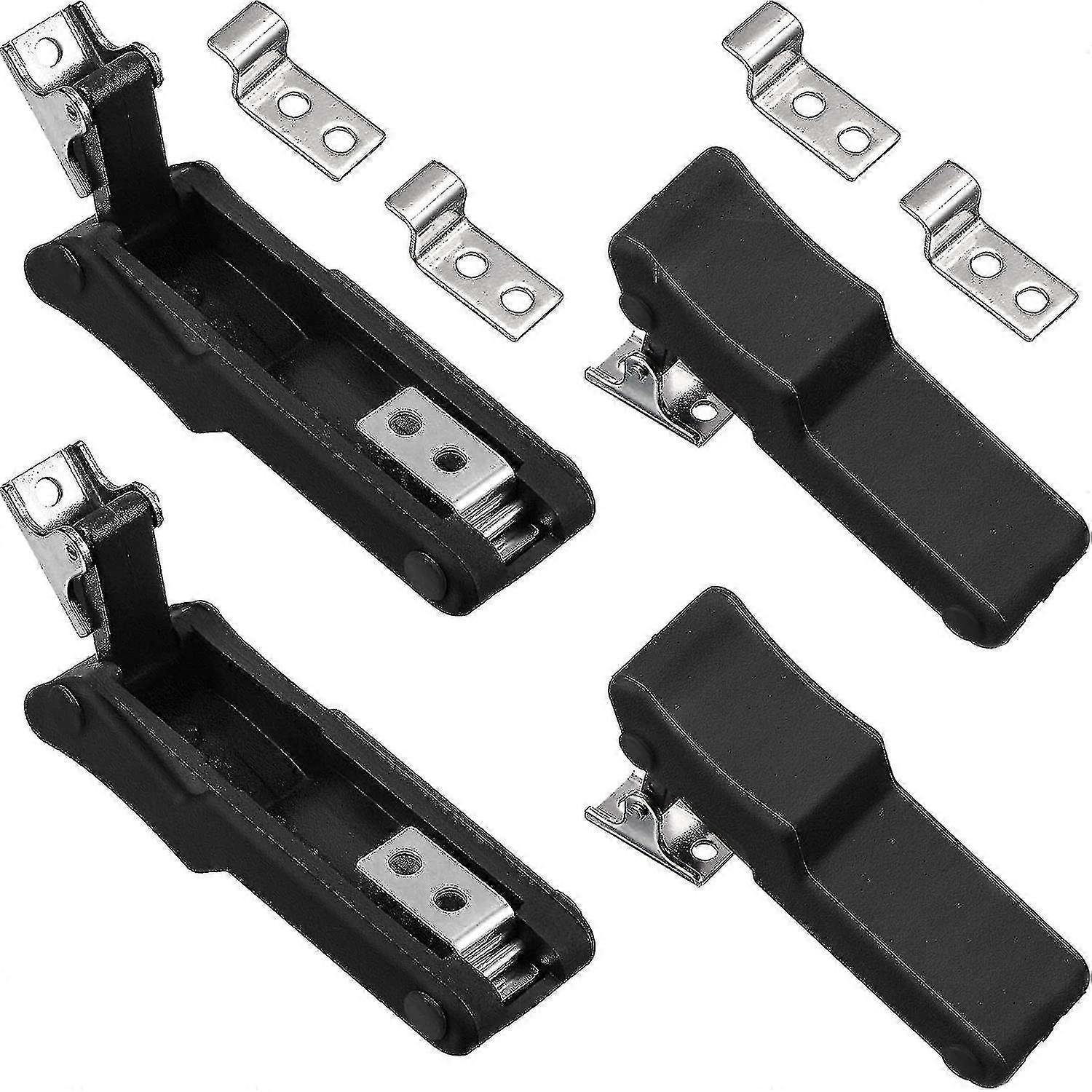 4pcs Flexible Rubber Draw Latch, Front Storage Rack Latch Over Center Thermoplastic Elastomer Boat Latch
