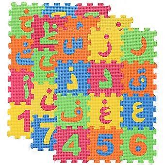 36pcs Arabic Alphabet Mat Letter Floor Mat Arabic Letter Mat Puzzle Baby Crawling Mat Infant Floor Mat