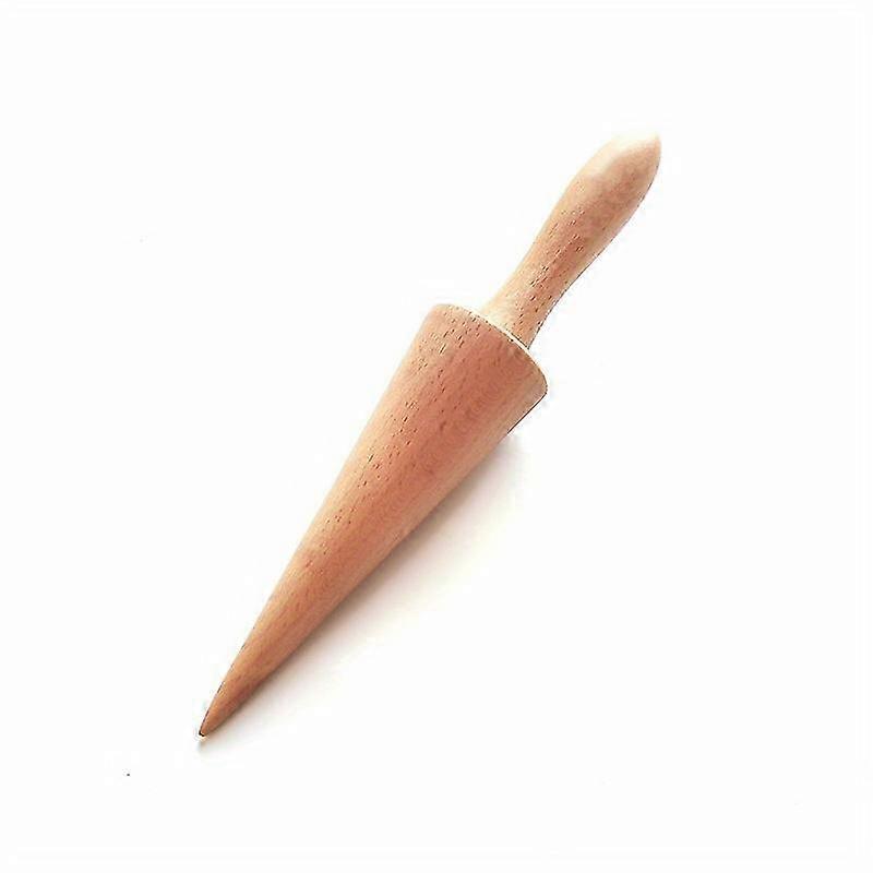 Pizzelle Roller Krumkake Cone Maker Wood Ice Cream Cone Mold DIY Cooking Kitchen Tool For Waffle Cake Egg Cone Croissant Making Kitchen Utensils Gadge