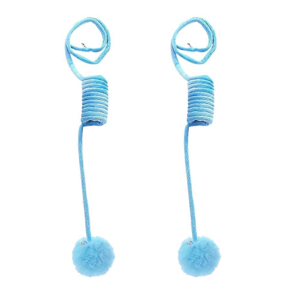 2pcs cat toy interactive stretchable cat spring indoor cat kitten toy