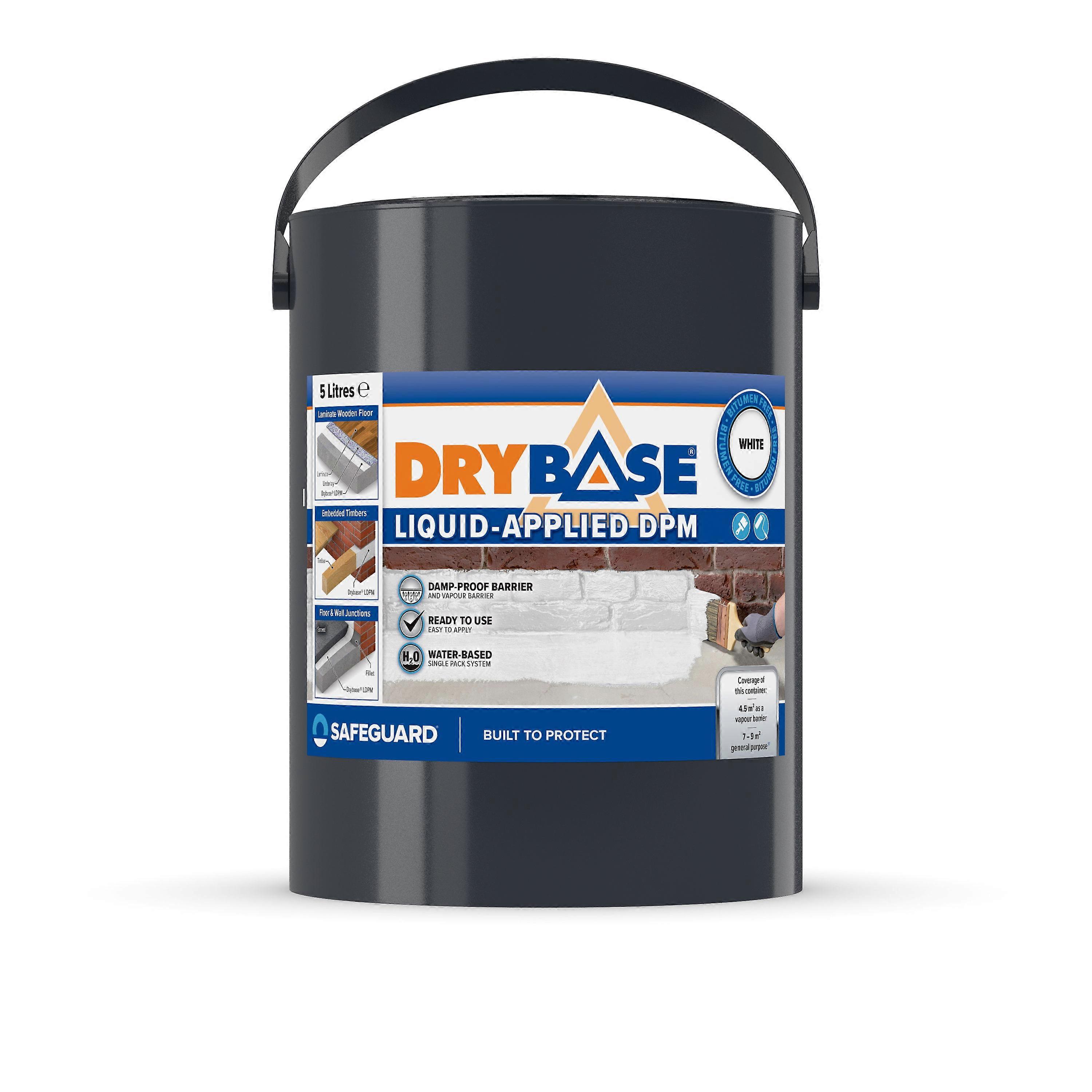 Drybase Liquid Applied DPM Damp Proof and Gas Proof Barrier Waterproof Paint