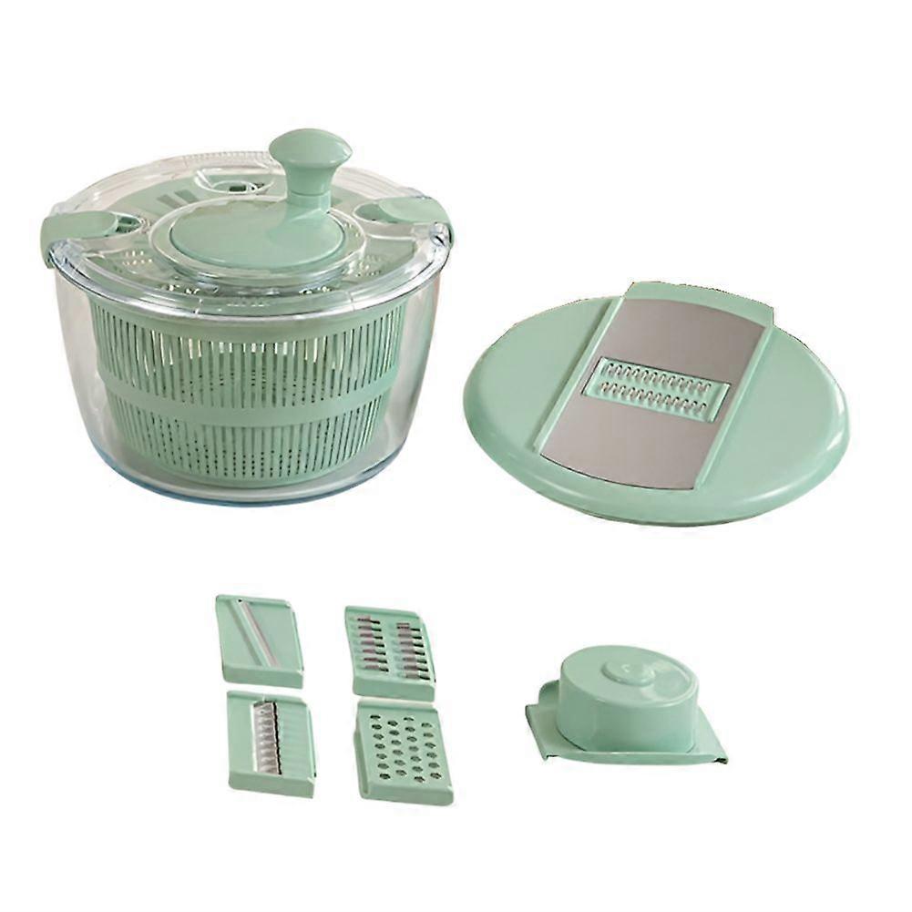 High Temperature Vegetable Dehydrator Multi-Function Grater Fruit and Vegetable Drain Basket Kitchen Sink Light Green