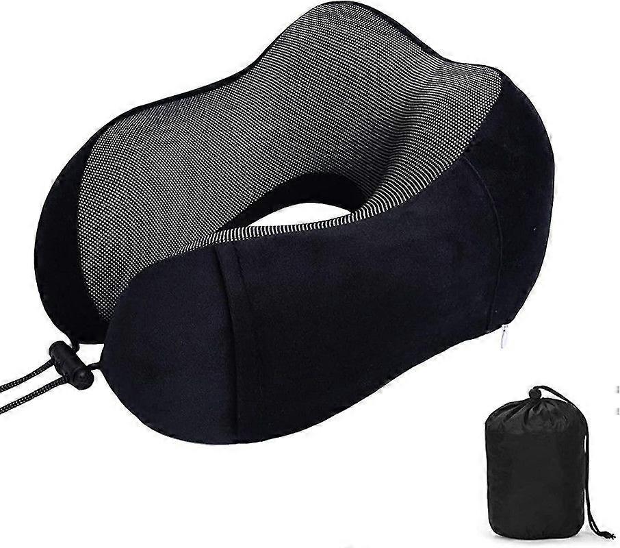 Travel Pillow, Memory Foam Neck Pillow For Travelling Or Flight, Ergonomically Designed Neck Support Pillow