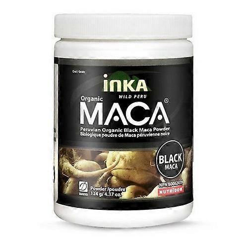 InkaMaca Organic Black Maca Powder, 124 Grams