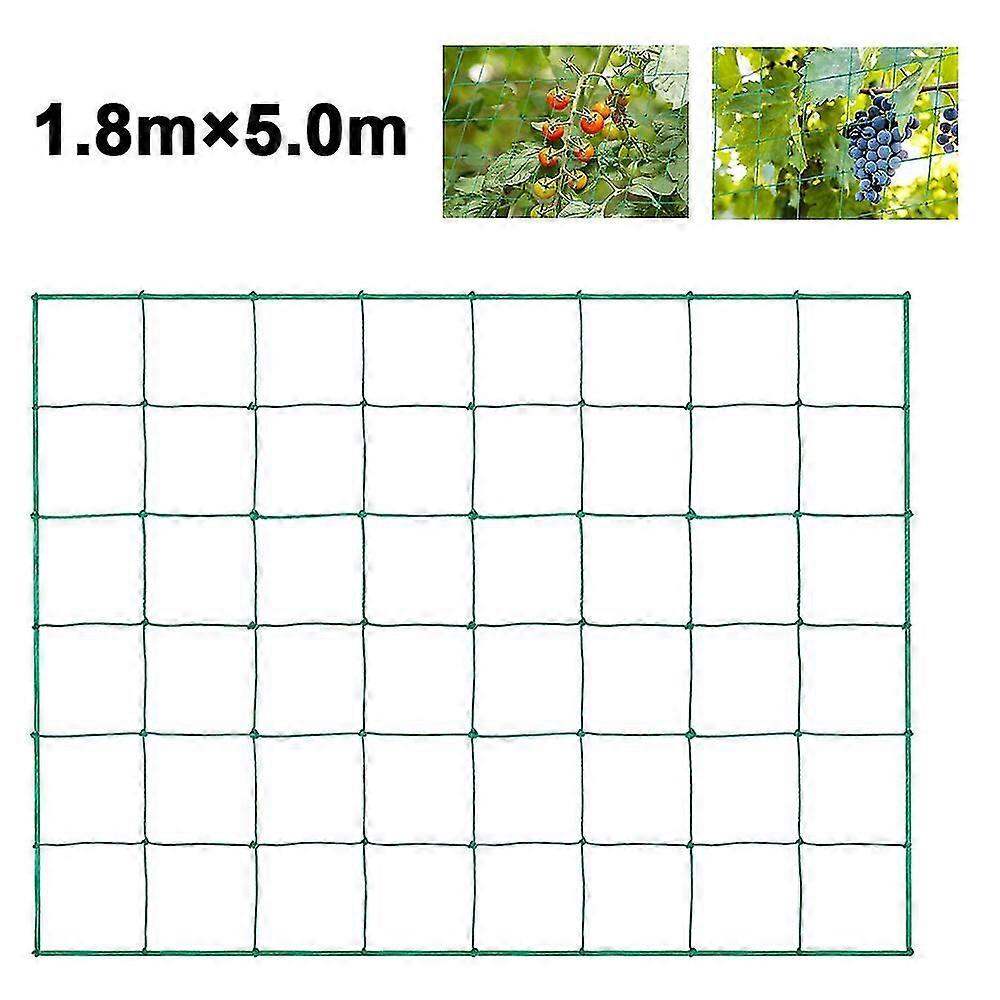 Green Lattice Plant Crawling Net Garden Plant Trellis Netting Plant Vine Climbing Net Garden Netting For Fruits And Vegetables