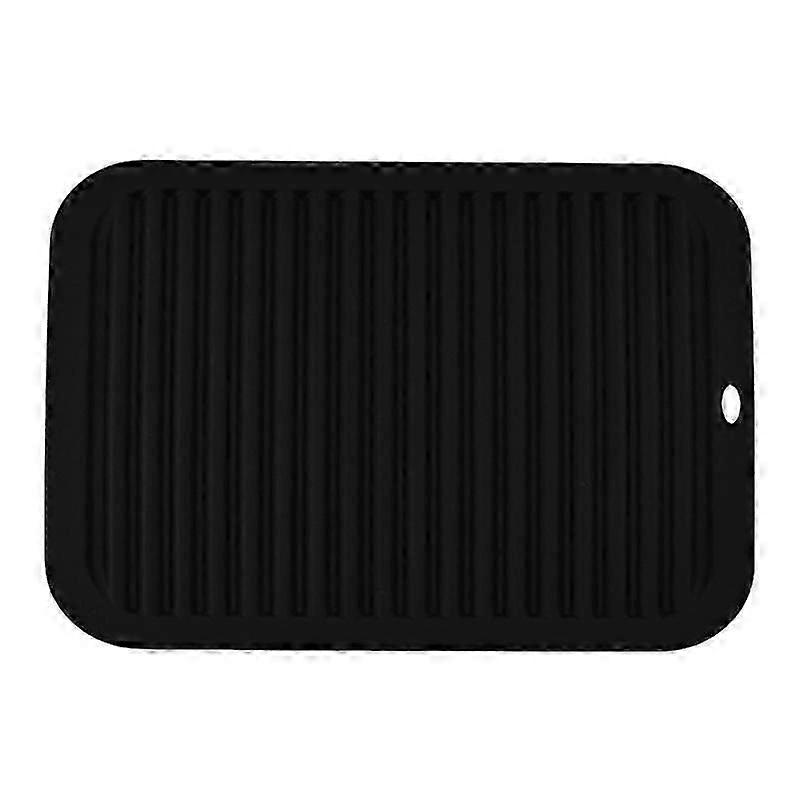 उठाया अनाज नाली चटाई निविड़ अंधकार सिलिकॉन खाद्य ग्रेड सुखाने चटाई रसोई उपकरण