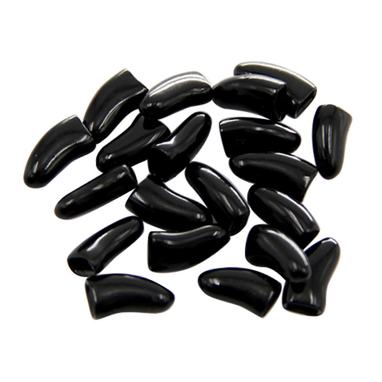 20Pcs Pet Paw Claw Anti-Scratch Soft Silicone Nail Caps Protective Covers Sheath for Home