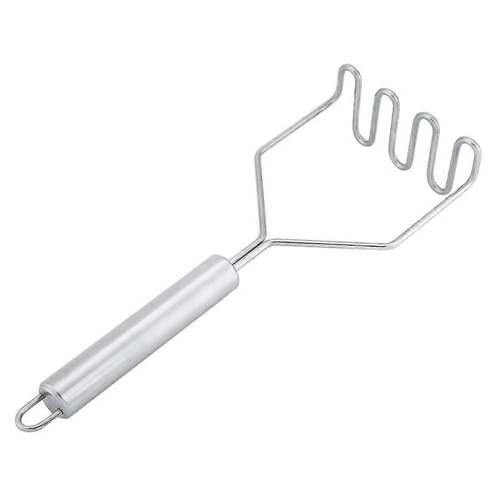 Stainless Steel Potato Masher with Handle for Mashed Potatoes, Banana Bread, Pumpkin Puree, Vegetables - 9.84 x 3.74 in
