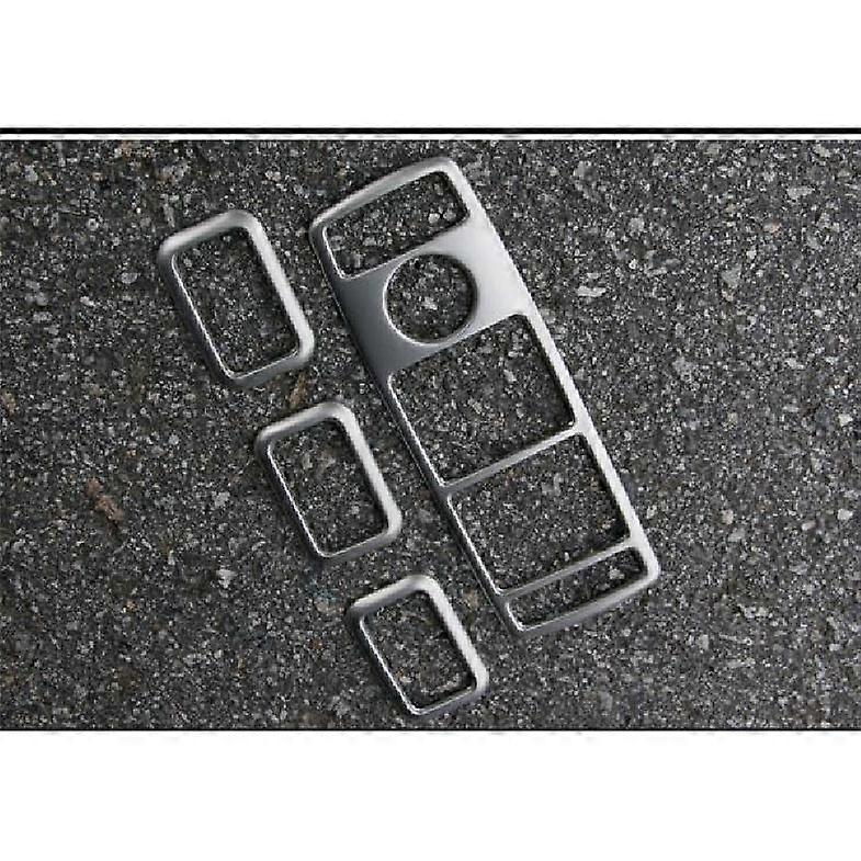 Car Styling door armrest panel Sitcker trim Auto window glass lift buttons For Mercedes Benz CLA GLA A Class W117 C117 W176