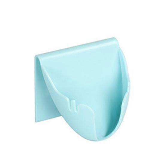Portable Bathroom Shower Sponge Soap Dish Tray Draining Rack Holder Organizer