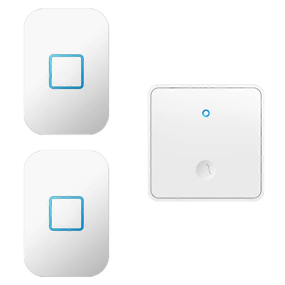 CACAZI FA88ype 86 Big Panel Button Wireless Doorbell Adjustable Volume Home Door Bell Kit with 1