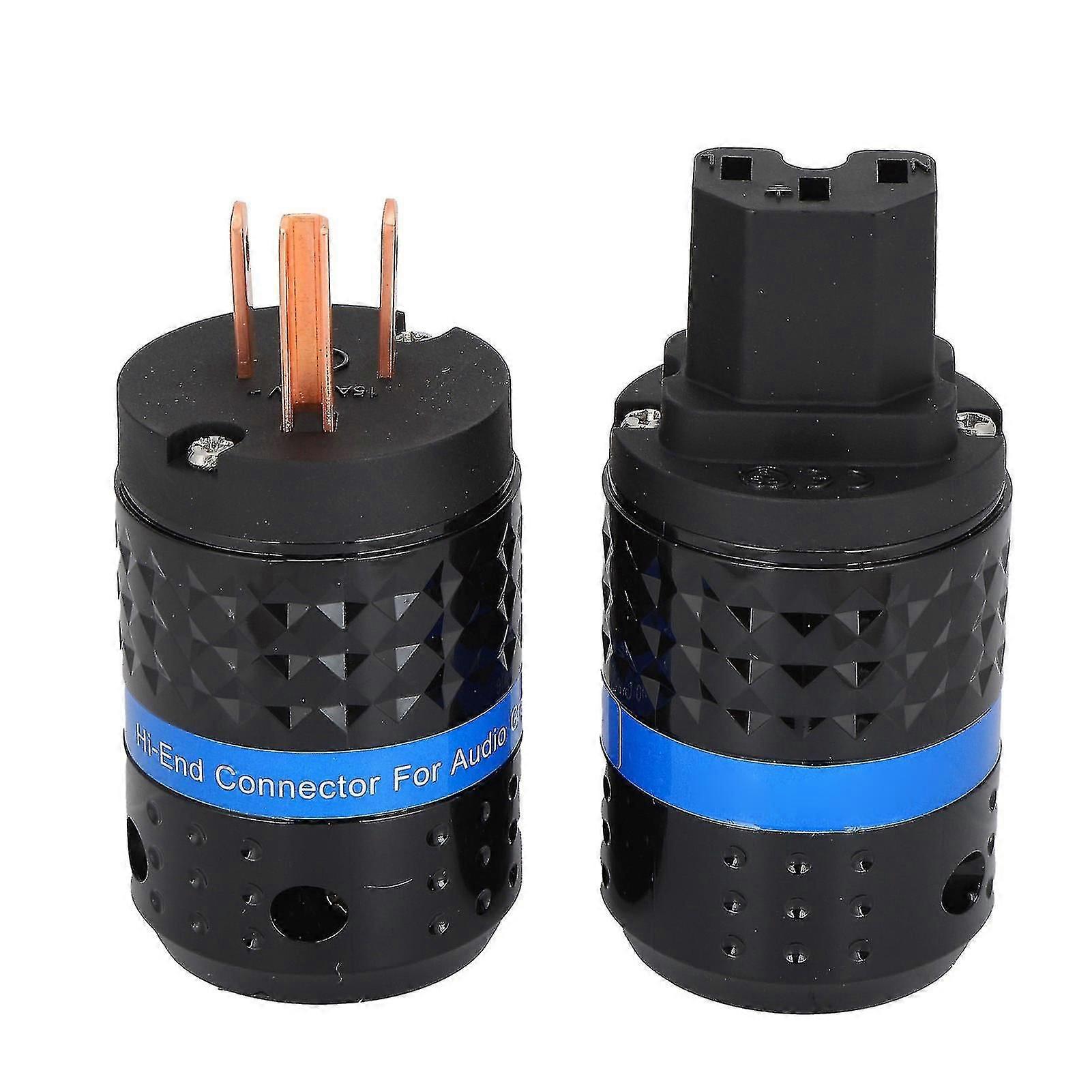 Monosaudio M102/f102 Audio Power Connector Pure Copper Power Plug Connector 100250v