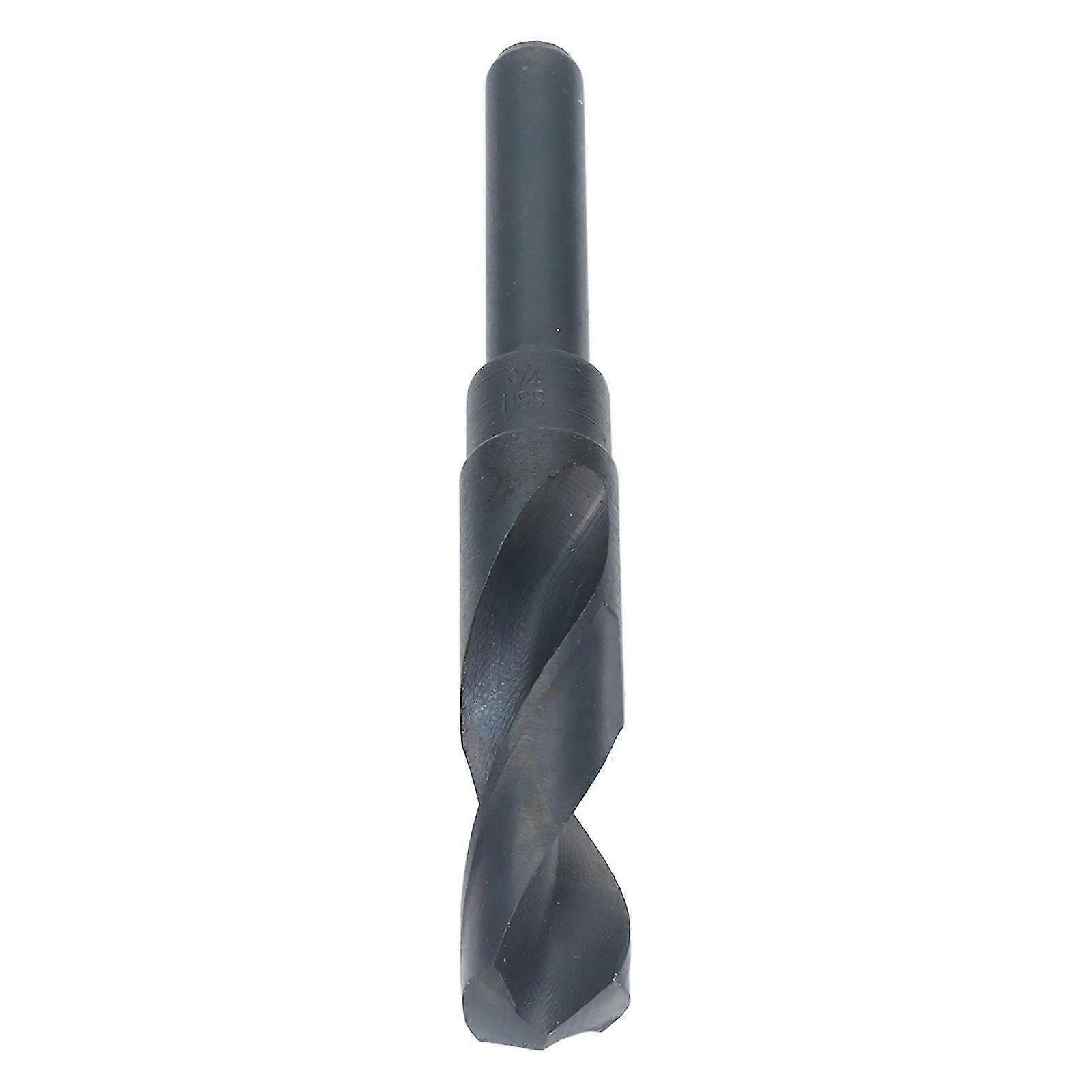 19mm Drill Bit 1/2in Shank High Speed Steel Drill HSS Drill Bit Black Reduced Shank Twist Drill Bits