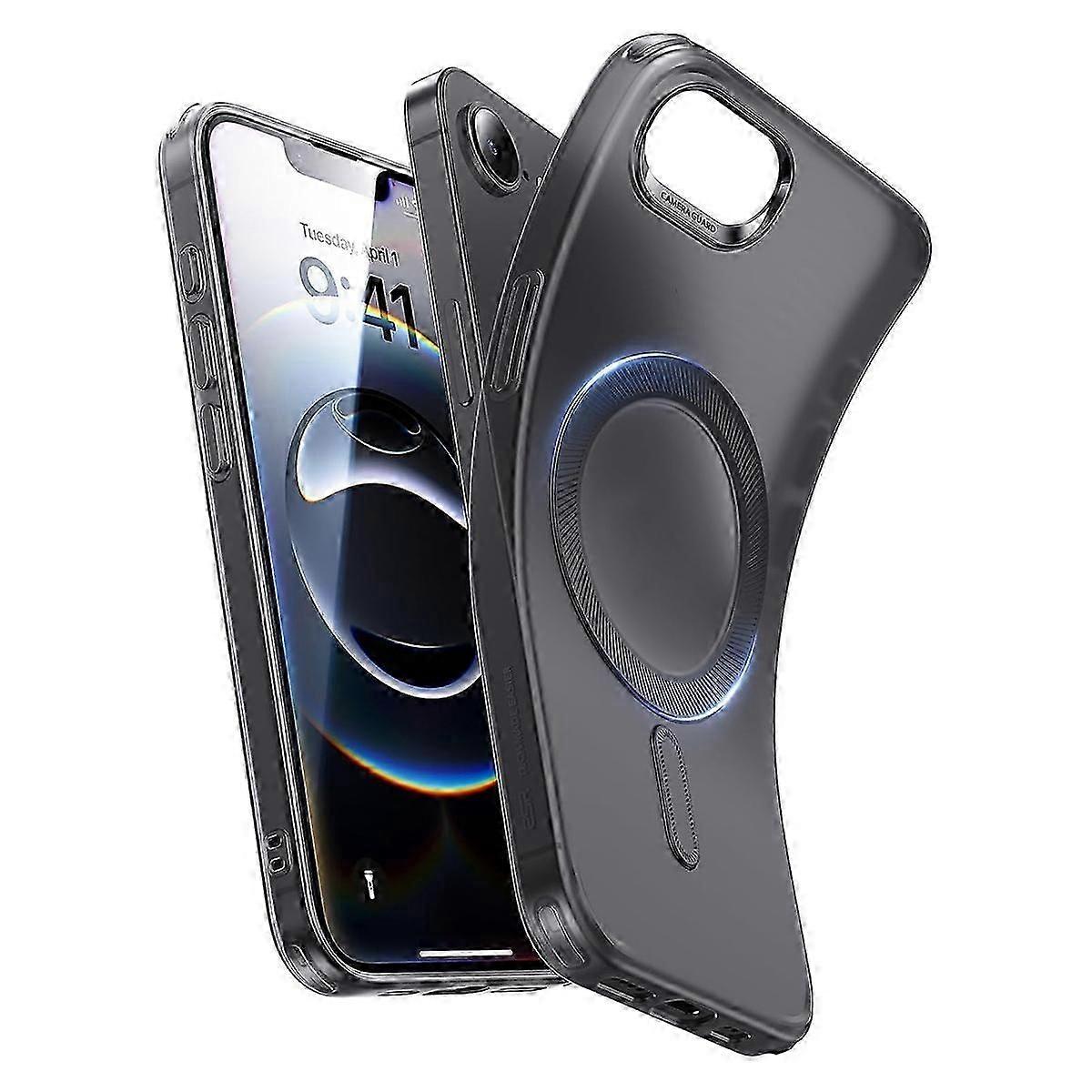 ESR compatible iPhone 16e Case Scratch-Resistant Ultra Slim Phone Cover Compatible with MagSafe - Frosted R