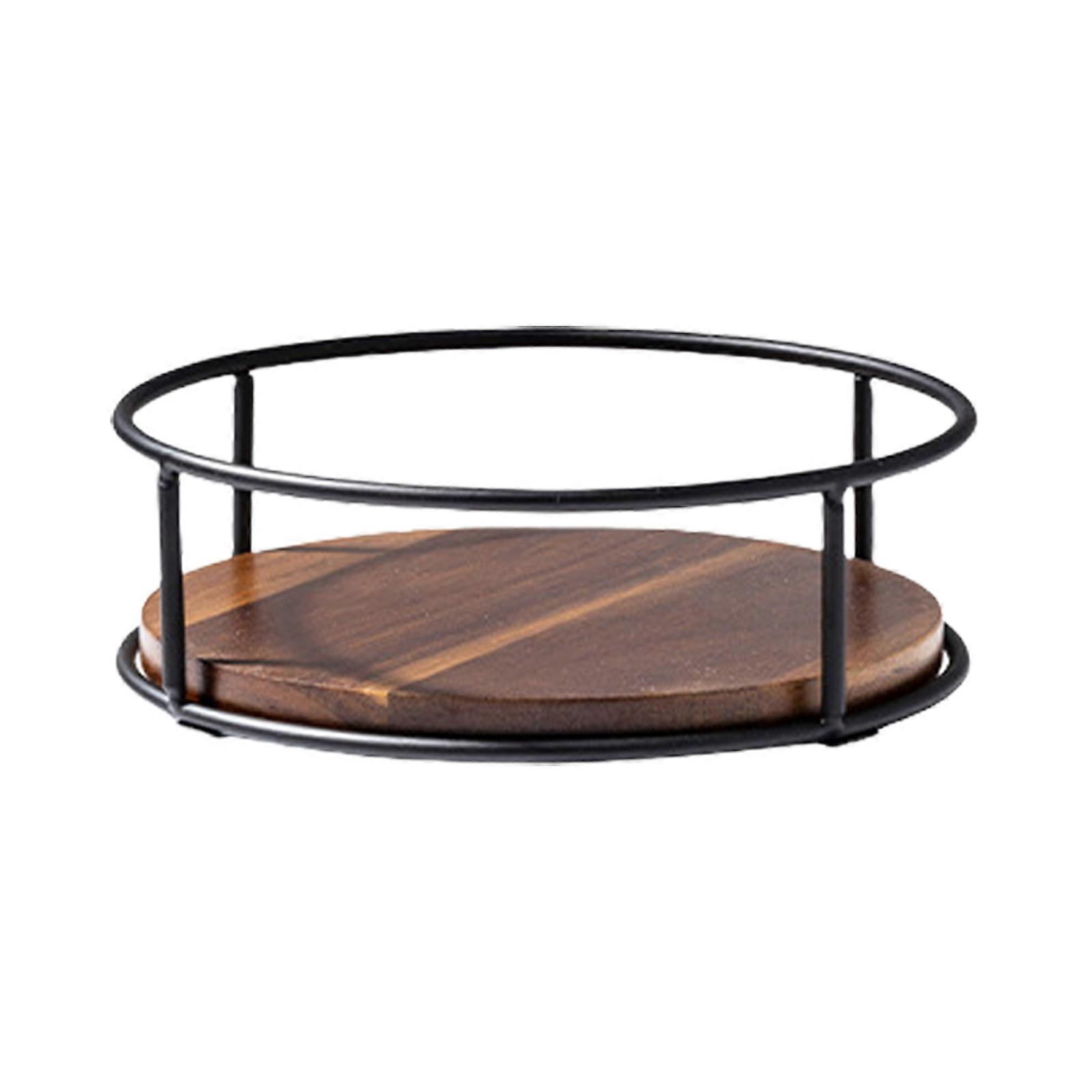 Sturdy Wood Kitchen Storage Shelf Enhances Space Saving Designs with Multitier Designs for Neat Tidying Arrangement
