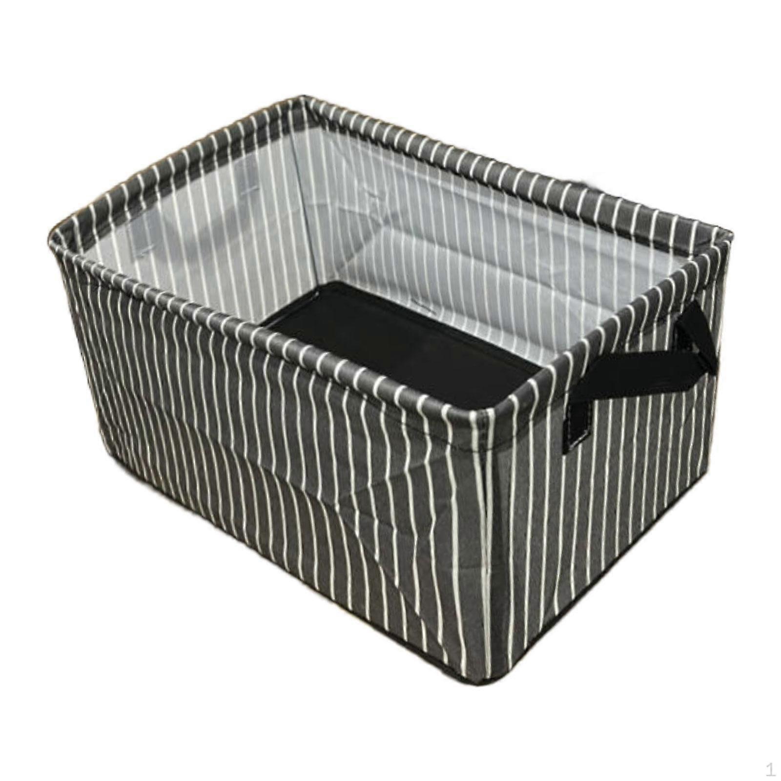 Closet Organizer Foldable Storage Bins Container with 2 Handles Clothes Bin for
