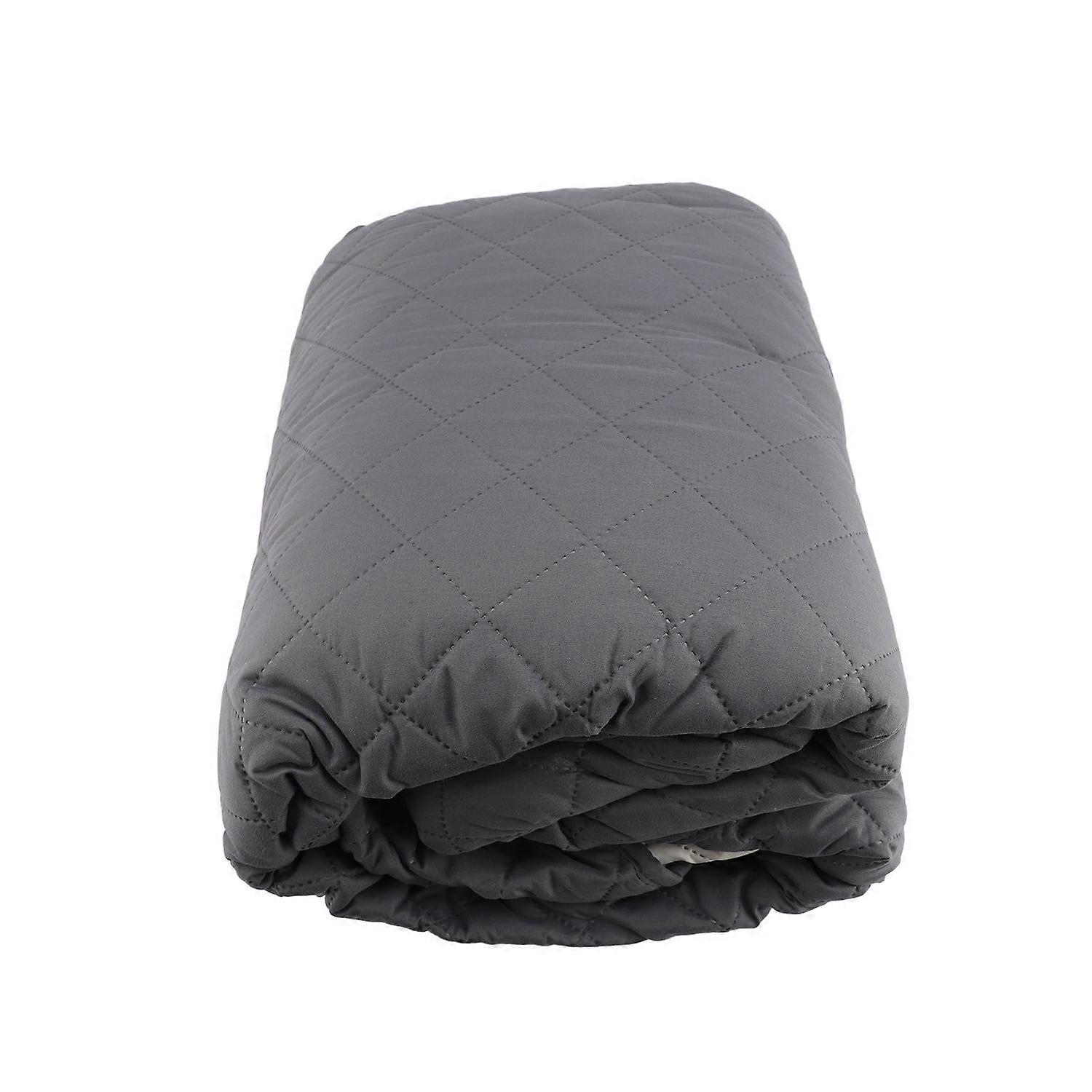 Relaxsessel Sofa Bezug Wasserabweisendes Polyestergewebe 3-Sitzer Liege-Couchschutz für Zuhause Grau