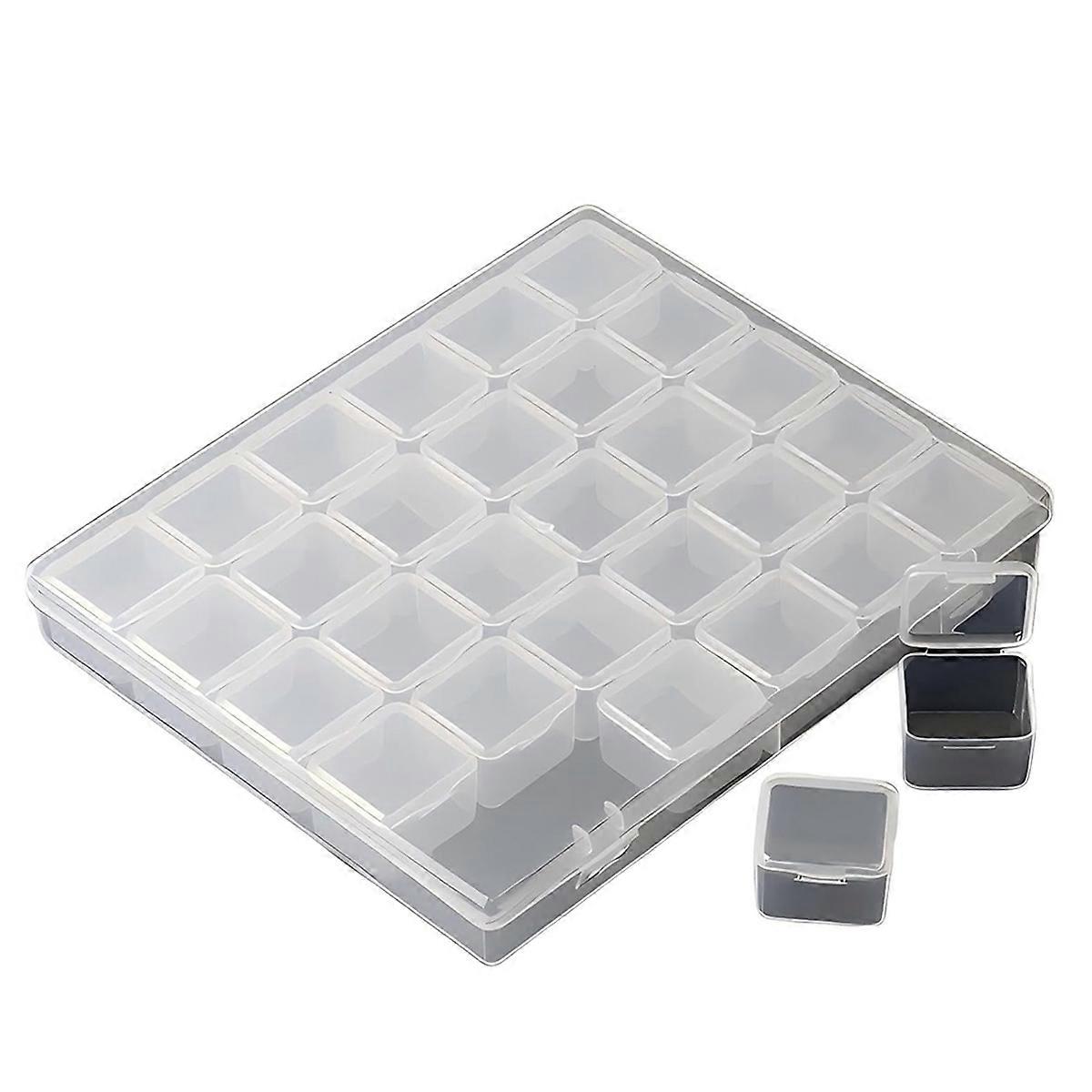 Bead Storage Box,Nail Accessory Storage Box,30 Mini Storage Boxes,Used for Beading Storage,Craft Na
