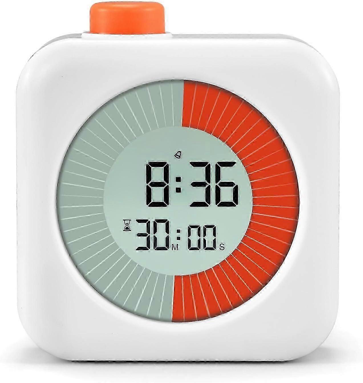 Visual Timer Digital, 60-Minute 3-in-1 Countdown Rotation Timer, LCD Screen Pomodoro Time Management Education Tool