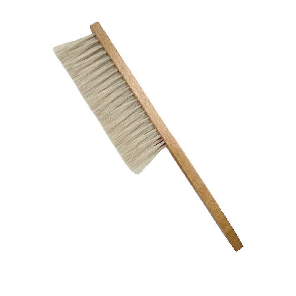 Beekeeping Bee Brush Beehive Tool Horse Bristle Wooden Handle Double Row Brush